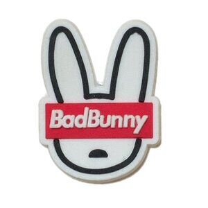 NWOT Bad Bunny Croc Charm Supreme Style Logo